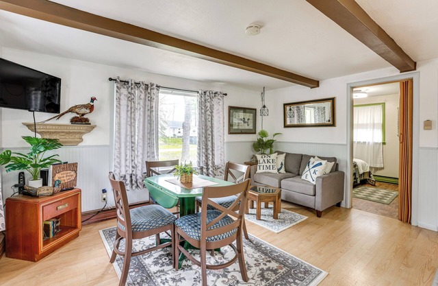 Walk to Gray Lake: Cozy Pet-Friendly Cottage