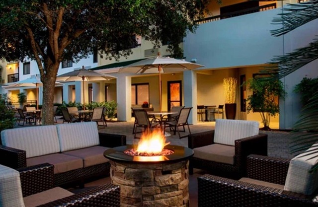 Walk to Shops & Restaurants From This 2 Spacious Rooms with Indoor Pool