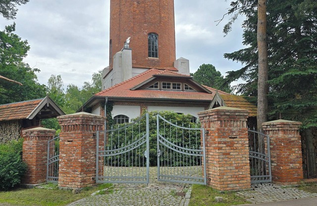 Water tower near the beach with sea view and large outdoor terrace