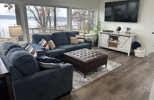 Waterfront Family Getaway Duo Homes Sleeps 18 w/Private Dock on Grand Lake