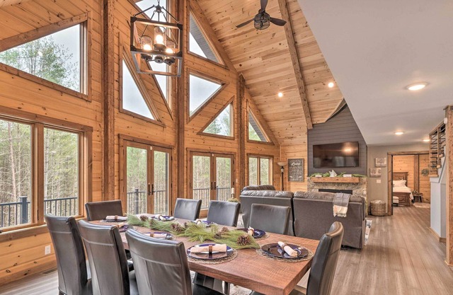 Waterfront Home Rental on Lake James w/ Dock!