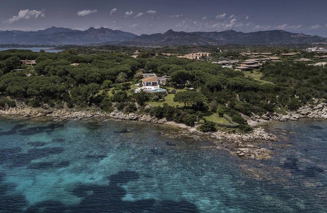 Waterfront property on private estate with sea views and direct beach access