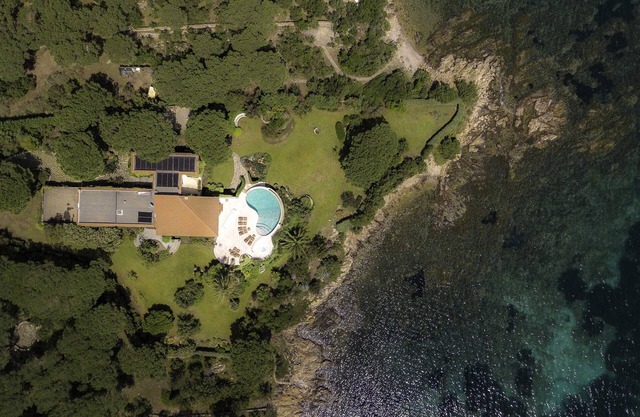 Waterfront property on private estate with sea views and direct beach access