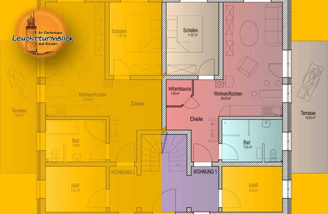 WE1 - Ferienhaus Leuchtturmblick