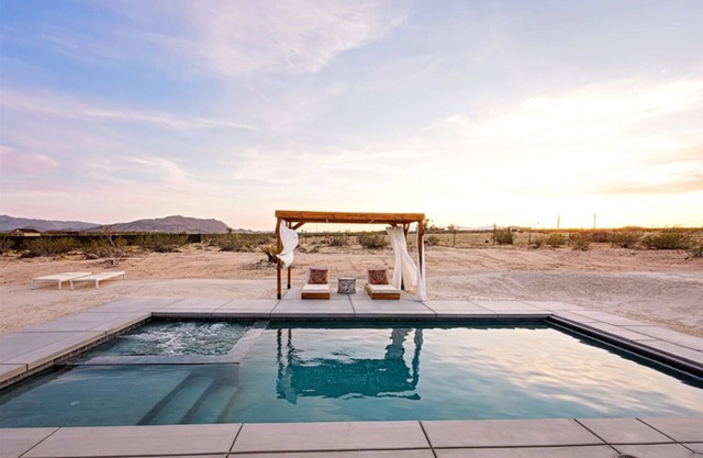 Welcome to Hayden House JT — a dreamy desert sanctuary with a saltwater pool