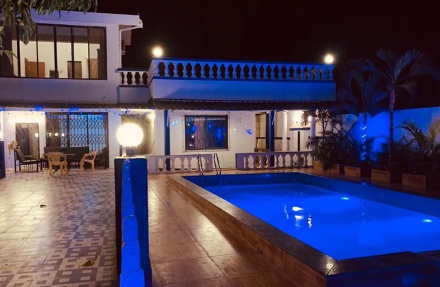 White House Villa with Huge Terrace