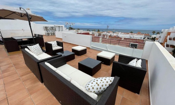 Vista de los Angeles-Rumina Apartment | Ático Cañada Aguilar, Mojácar Playa