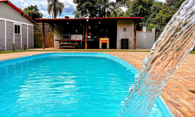 Ibiuna House | Ótima chácara c churrasq, piscina e WiFi - Ibiúna