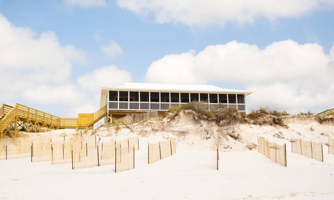 Port St. Joe House | 120’ of BEACHFRONT BEAUTY! Best Gulf Front Location by State Park, 1 floor!