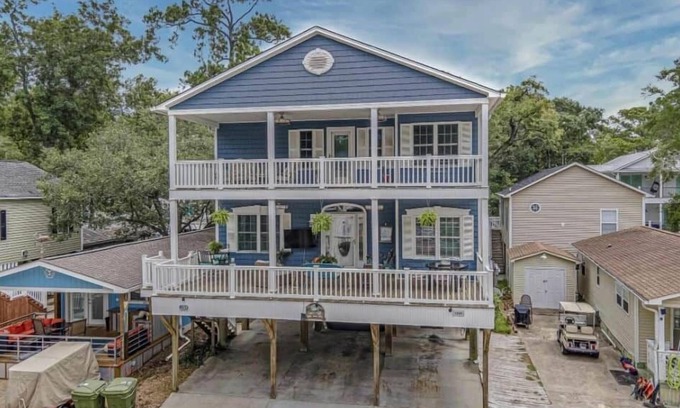 Surfside Beach House | 1269 Ocean Lakes Golf Cart⛱️🏝️🩱🌊👙☀️🐚