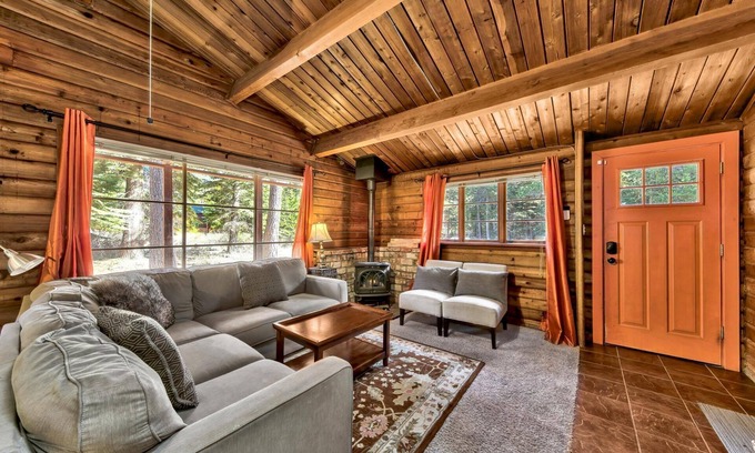 Tahoe Paradise Cabin | 1577A Pet and Kid Friendly, large fenced yard, come play in the mountains.