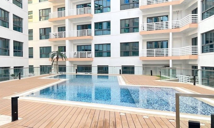 Muscat Apartment | 1BHK Near Airport, Pool, Parking