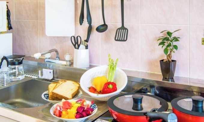 Tokeshi Hotel | 1st and 2nd floors Triple Westernstyle room with induction kitchen Room only/Nakagami-gun Okinawa