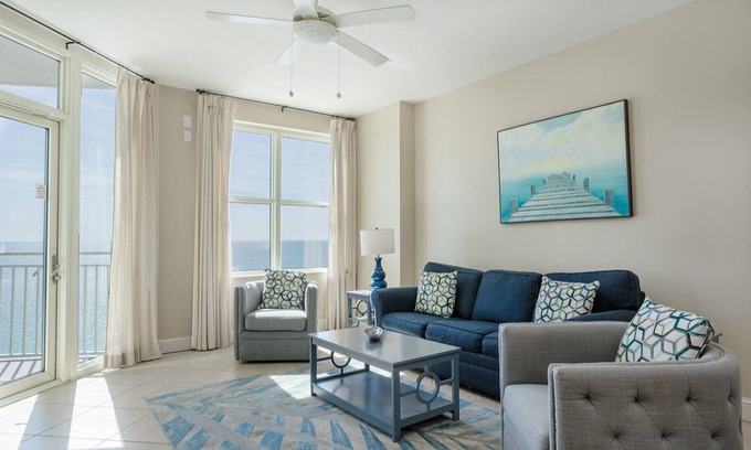 Panama City Beach Condo | 2 Bedrooms in Aqua Resort with Beautiful Views! Beach Chair Service Included!