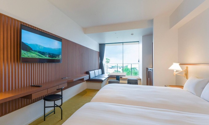 Atami Hotel | 2 Double Beds RoomNopets allowed1offsite parking lot/Atami Shizuoka