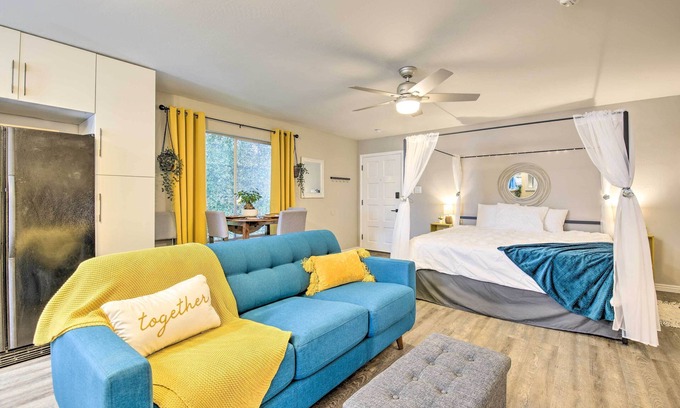 Tempe Apartment | 2 Mi to ASU: Studio w/Private Hot Tub in Tempe