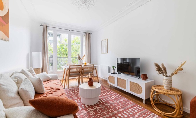 La Villette Apartment | 2 pieces fonctionnel metro Jaures - Paris 19 - 4p