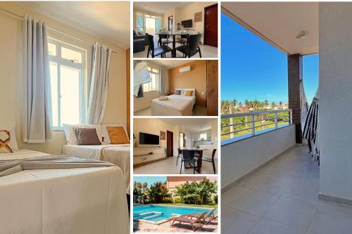 Porto das Dunas Apartment | 2 suítes temporada - VENTILADO E NASCENTE, condomínio tranquilo com PISCINA, CHURRASQUEIRA E PLAYGROUND I Cozinha completa, estacionamento coberto, home office I Ideal para FAMÍLIAS E CASAIS I Prox do BEACH PARQUE e PRAIA - Porto das Dunas - CE