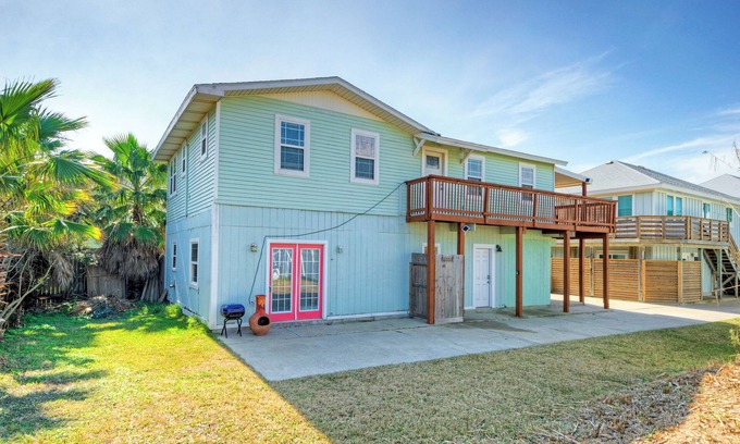 Shibui Sands House | 2-Unit Home in Golf Cart Zone w/Patio + Balcony | Salty Sunshine: Group Retreat