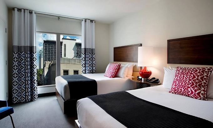 Downtown San Antonio Hotel | 2 Units, Deluxe City View Double at Hotel Contessa, Dog-friendly Property
