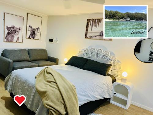 Nelson Bay House | 2Bays Studio- Walk to 2 Beaches! Perfect Location with Private Courtyard & BBQ