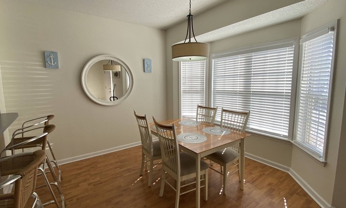 Murrells Inlet Apartment | 2BR 1BA Beside Dunkin. Walk to Marshwalk, Bike Path, Inlet, Marina and Beach!