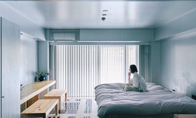 Meieki Apartment | 2nd floor variations in blue - Variations in blue/Nagoya Aichi