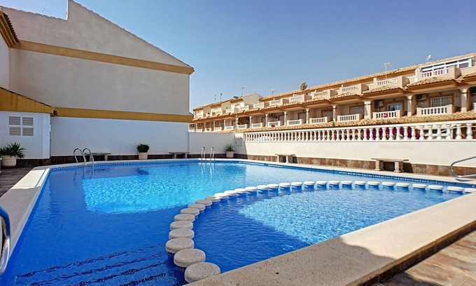 Lo Pagan Ski Chalet | 3 Bed refurbished house with air con and shared pool 5 mins walk to Mar Menor