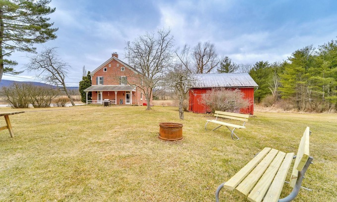 Millmont House | 3 Mi to Penn's Creek Access: Hideaway w/Grill!