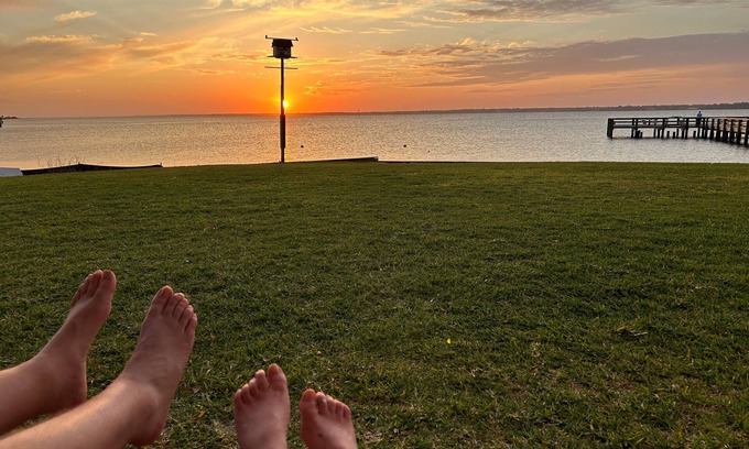 Navarre Beach Condo | 30 Steps to Sand and Water! Panoramic Sunset and Water Views! Serenity! Pier!