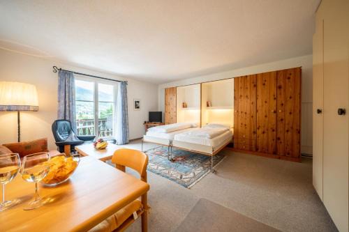 Vulpera Apartment | 3306 Charmante 1,5-Zimmer-Wohnung mit Talblick