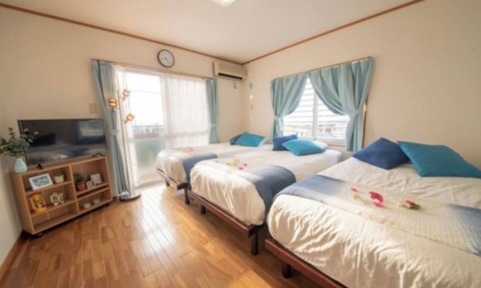 Tokeshi Hotel | 3rd and 4th floors Ocean view Westernstyle triple room Room only/Nakagami-gun Okinawa