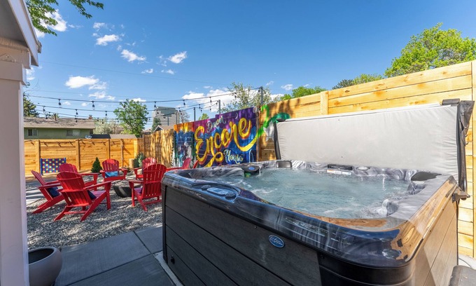 Castlewood House | 5 BR Luxury Funhouse, Walk to Fiddler's Green, Hot Tub, Mini-Golf, FirePit, Theater Room