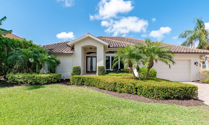 Marco Island House | 5 Star Property! Sleeps 10! Large waterfront model pool home on large Bay!