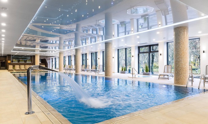 Kolobrzeg Apartment | 50m2 - Deluxe. Swimming pools, saunas and fitness center, 250 m from the beach