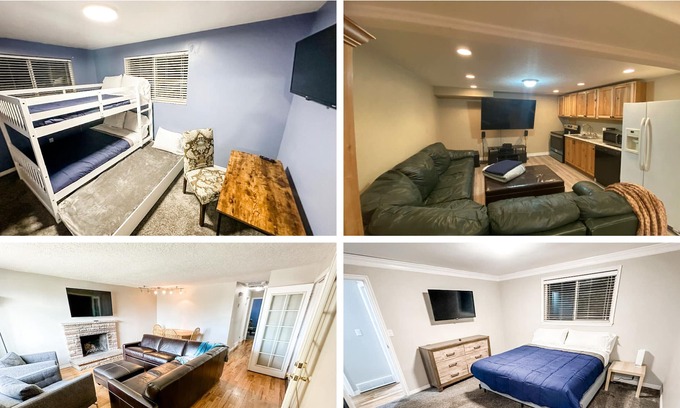 Bountiful House | 5BR Home, 2 Kitchens - Close to Lagoon & SLC