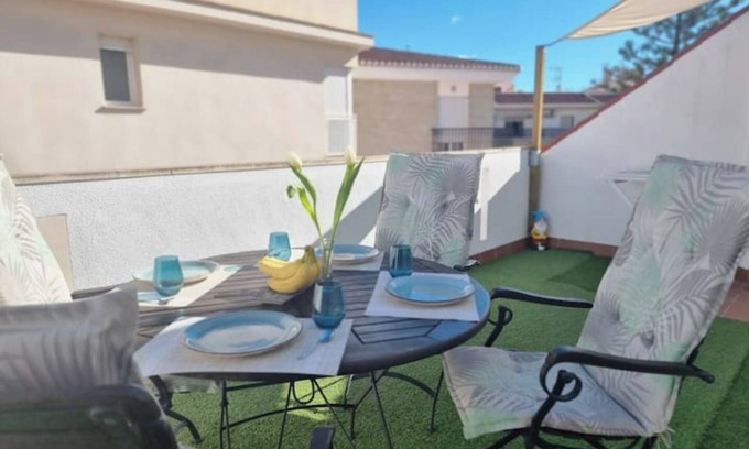 Salobrena Apartment | 600m de la Playa, Terraza Soleada