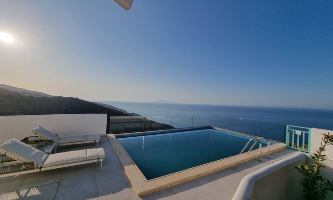 Ano Meria House | 65 Stairs to heaven (private pool)