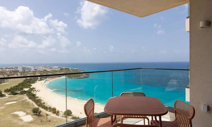 Maho Apartment | A-1802 1 bedroom apartment with miraculous view of Mullet Bay Beach