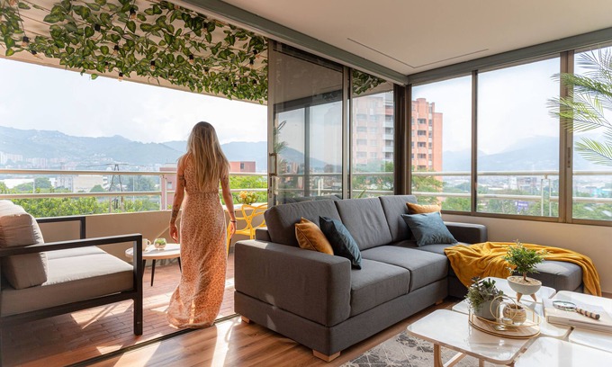 El Poblado Apartment | A/C! 550Mb Luxury El Poblado 2 Terraces Views!