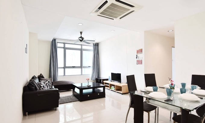 Pudu Apartment | A Comfy & Stylish High-Floor, 4BR Apt FREE Parking