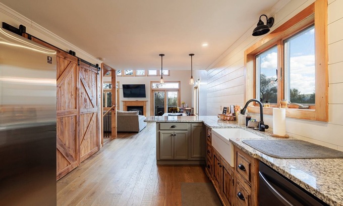 Naples Ski Chalet | A Rustic Retreat- FLX region Hot tub, game room & fire pit