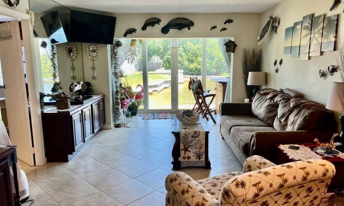Boynton Beach Condo | A water view from every room. This hidden gem is a must for the winter months.
