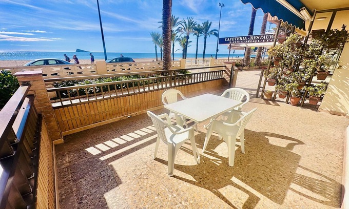 Cala Apartment | A385 - Beachfront in Poniente Beach