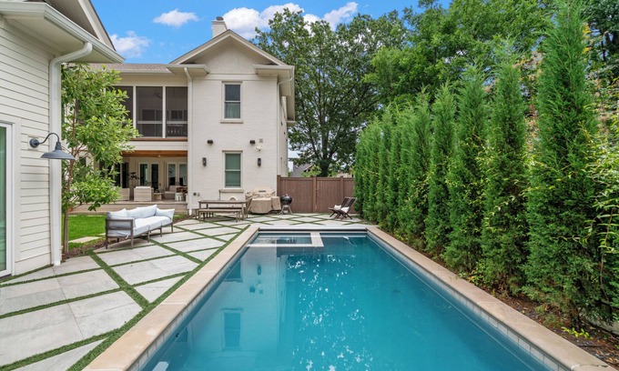 Belmont - Hillsboro House | Above Nashville Magnificent I Pool&Spa | 12 South | Pool TableI Luxe Services