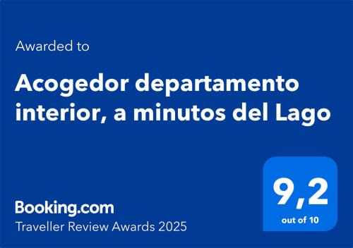 Llanquihue Apartment | Acogedor departamento interior, a minutos del Lago