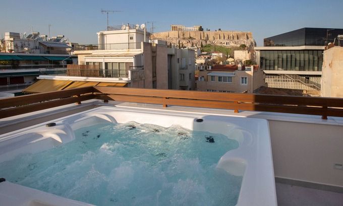 Makrigianni Apartment | Acropolis Golden Suites | Penthouse Maisonette