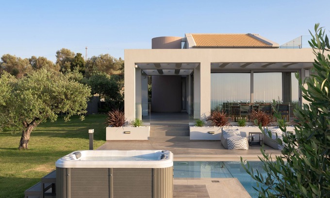 Houdetsi Villa | Agrielia Villa II, Graced by Heated Spa Whirlpool