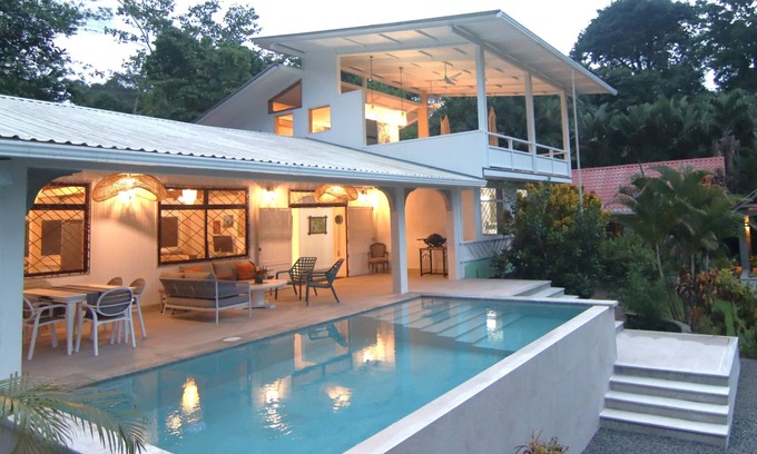 Puerto Viejo de Talamanca House | Airy Home w/Pool, Canopy View, Near Beach. Perfect for Families. Pet Friendly!