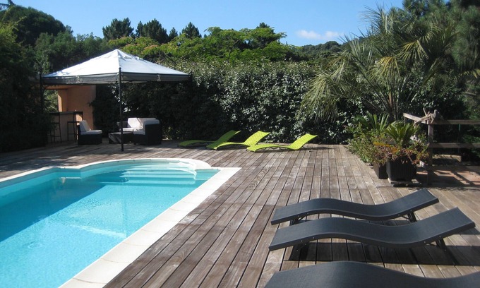 Alata Apartment | Ajaccio Rental apartment in villa 2 to 4 Pers Swimming pool Parking